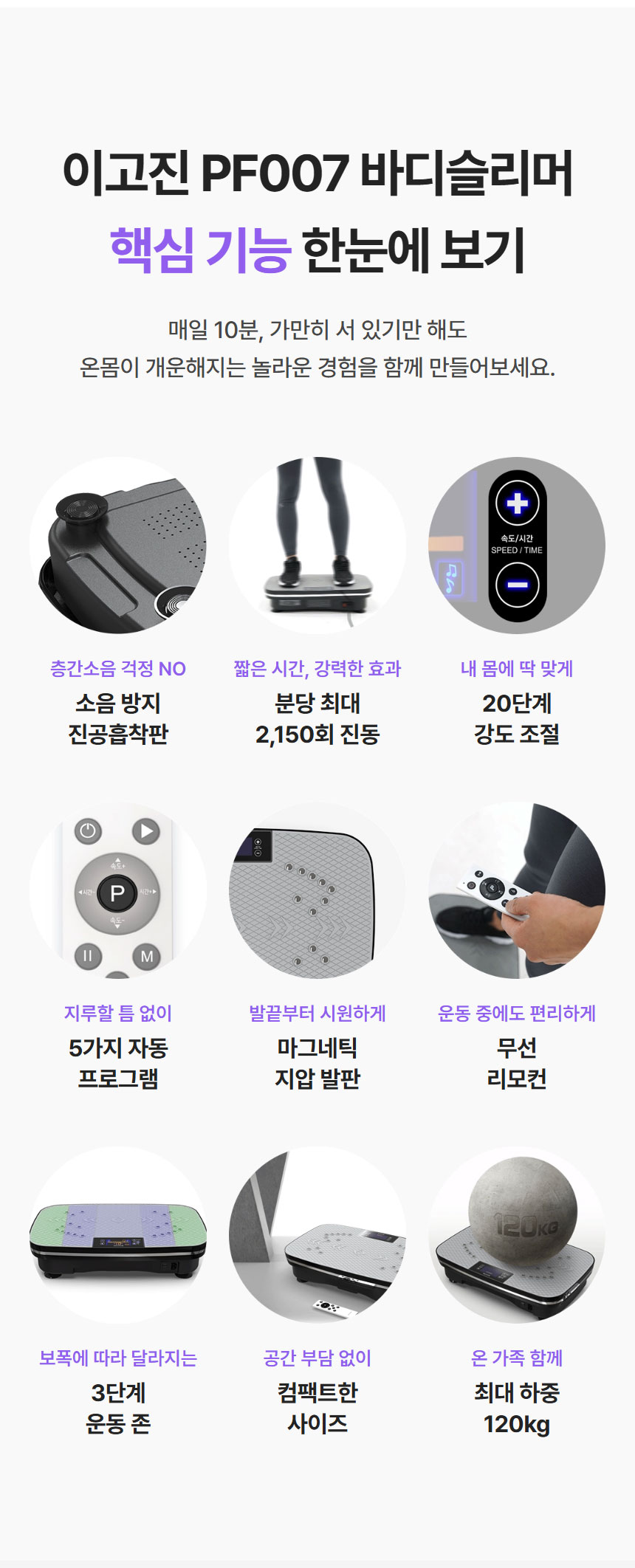 Lifestyle image showing enjoyable home training with the Egojin PF007 Body Slimmer.
