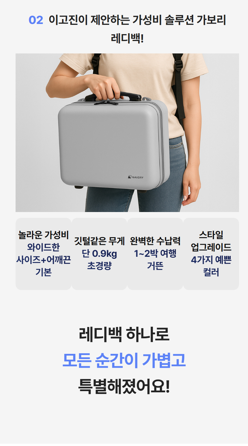 가보리 레디백 탄생 스토리: 고객의 필요와 이고진의 솔루션으로 개발